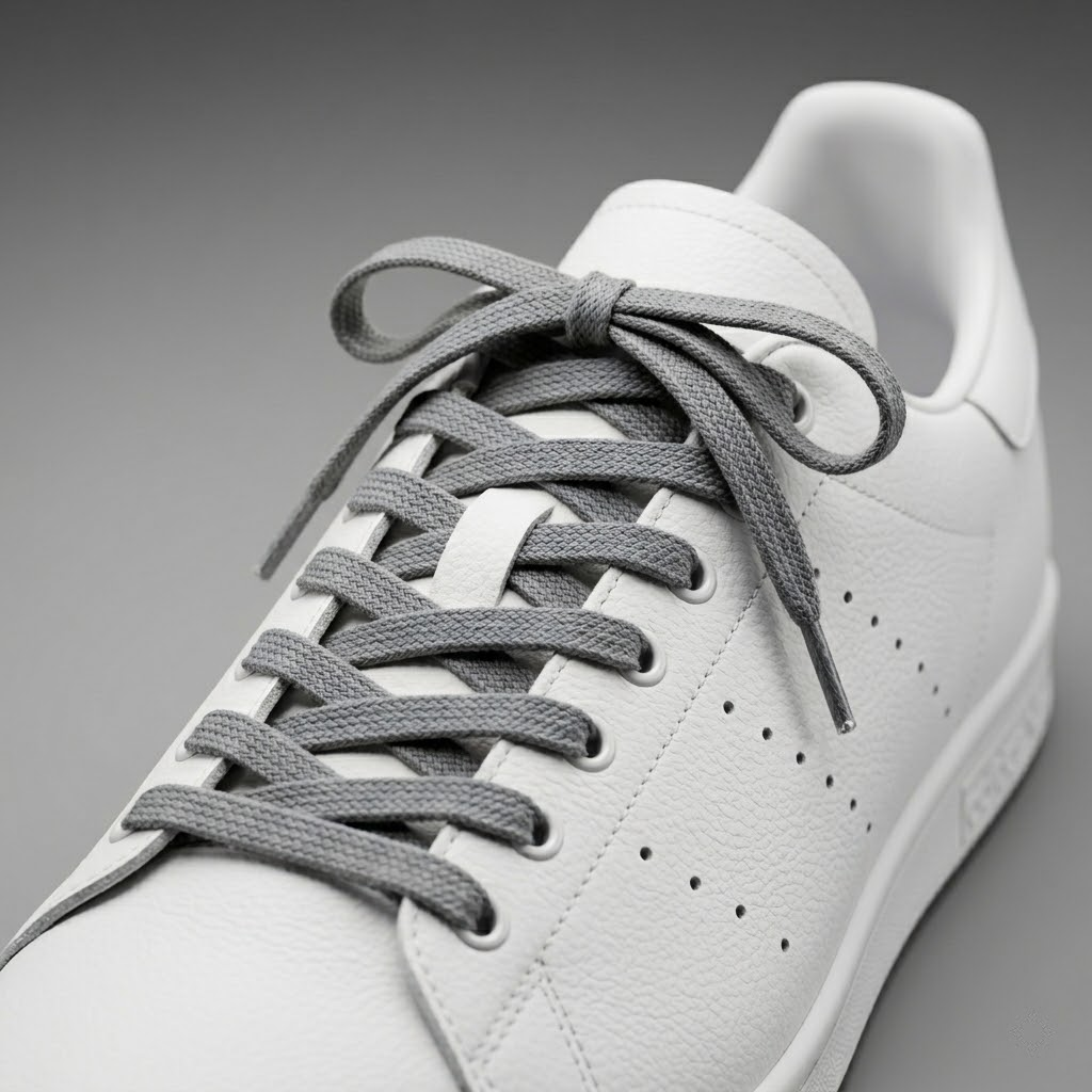 URBAN GREY - Lacet Plat Premium Sneaker